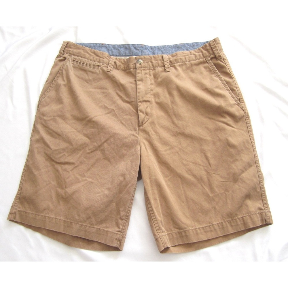 Polo Ralph Lauren Relaxed Fit Chino Shorts Mens 38 Tan Brown Cotton Twill(MP706)